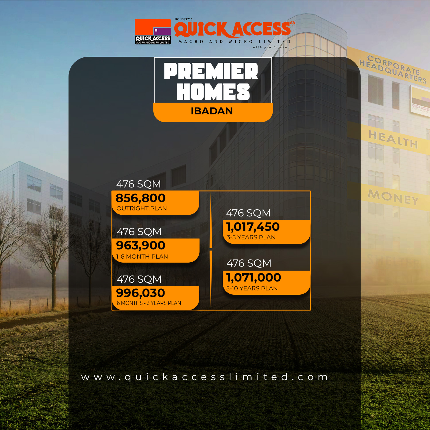 Premier Homes Plot 21 (476 SQM)